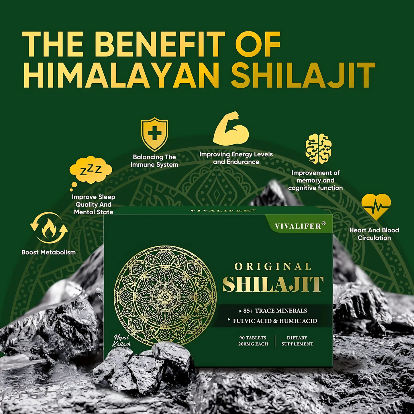 Himalayan Shilajit Resin Supplements